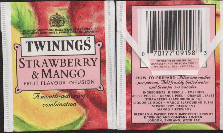 Twinings Of London-Strawberry&Mango /3 dky/