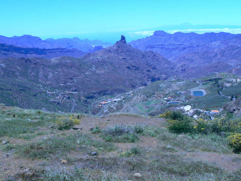 V horch...na obzoru pohled na ostrov Tenerife