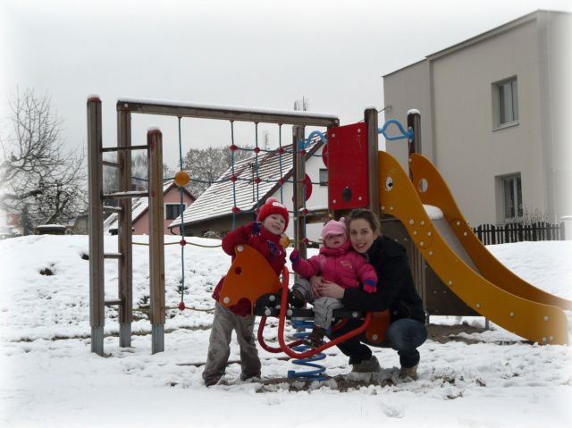 Tak i u ns u konen napadlo troiku snhu..