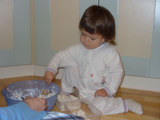 Preparing snack for my parents (haluky)