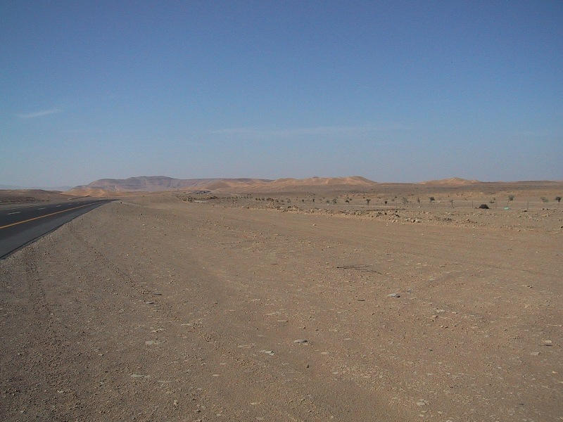 The landscape before Tabuk