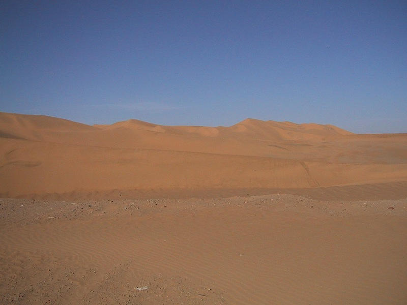 Sand dunes before Tabuk