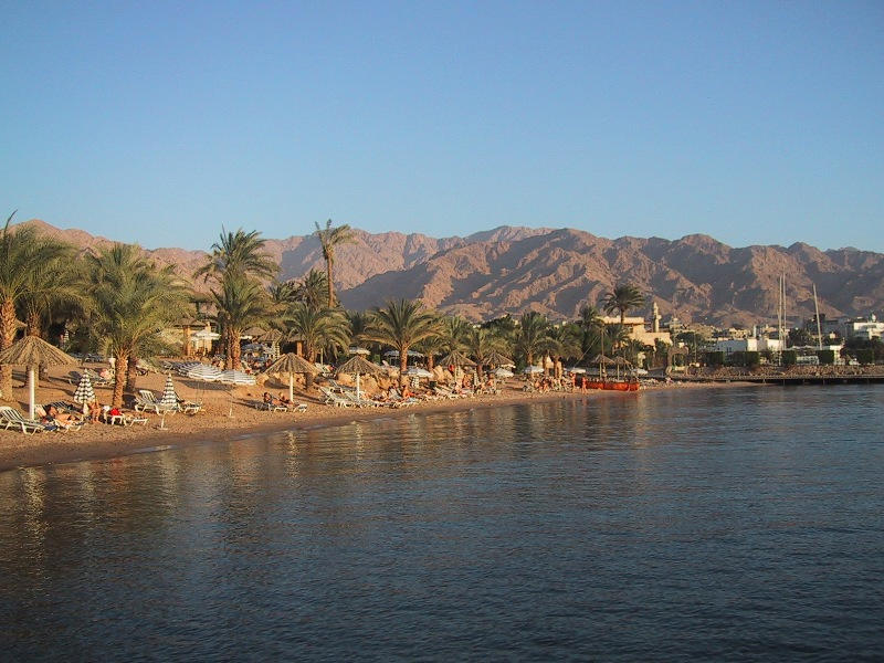 A beach scene, Aqaba