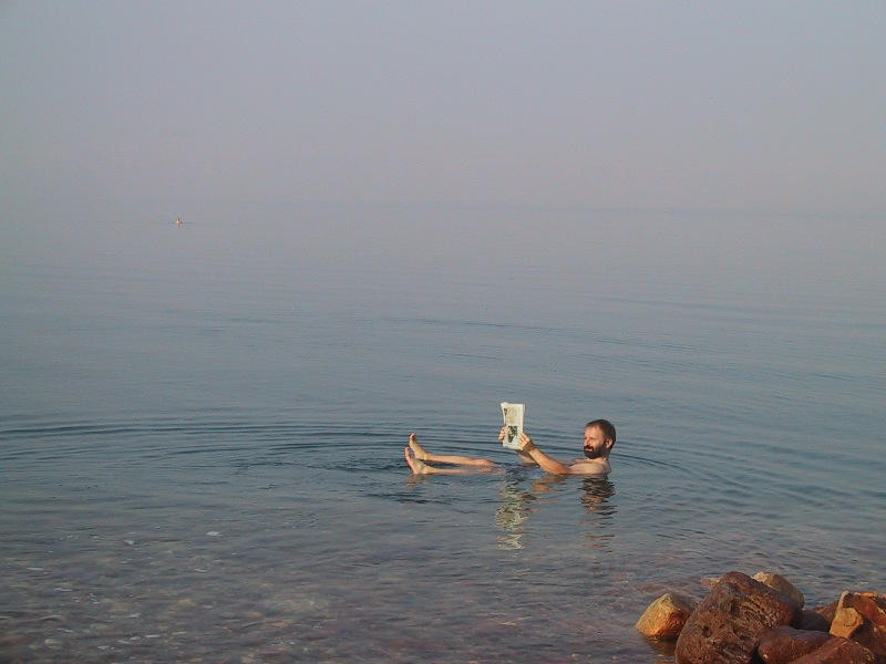 A floater, Dead Sea