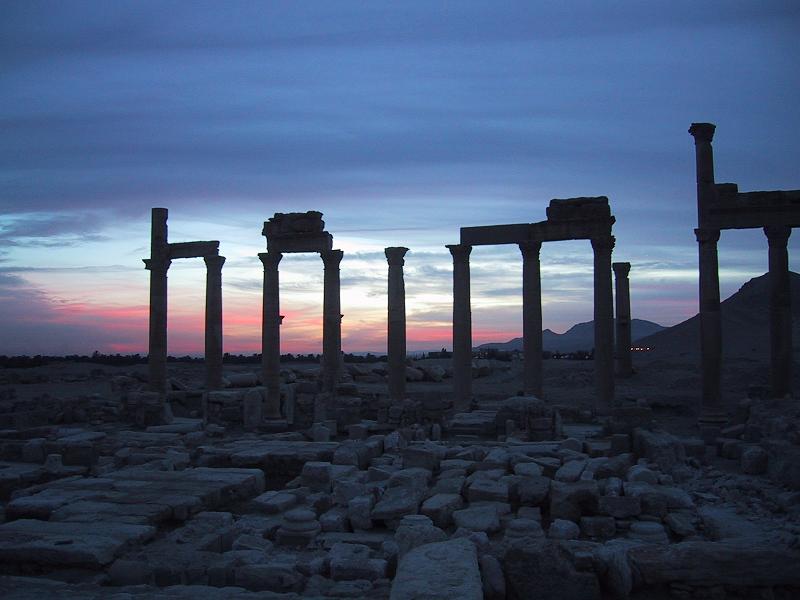 After the sunset, Palmyra