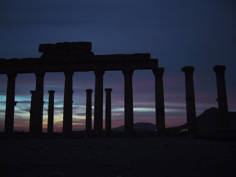 It`s getting dark, Palmyra