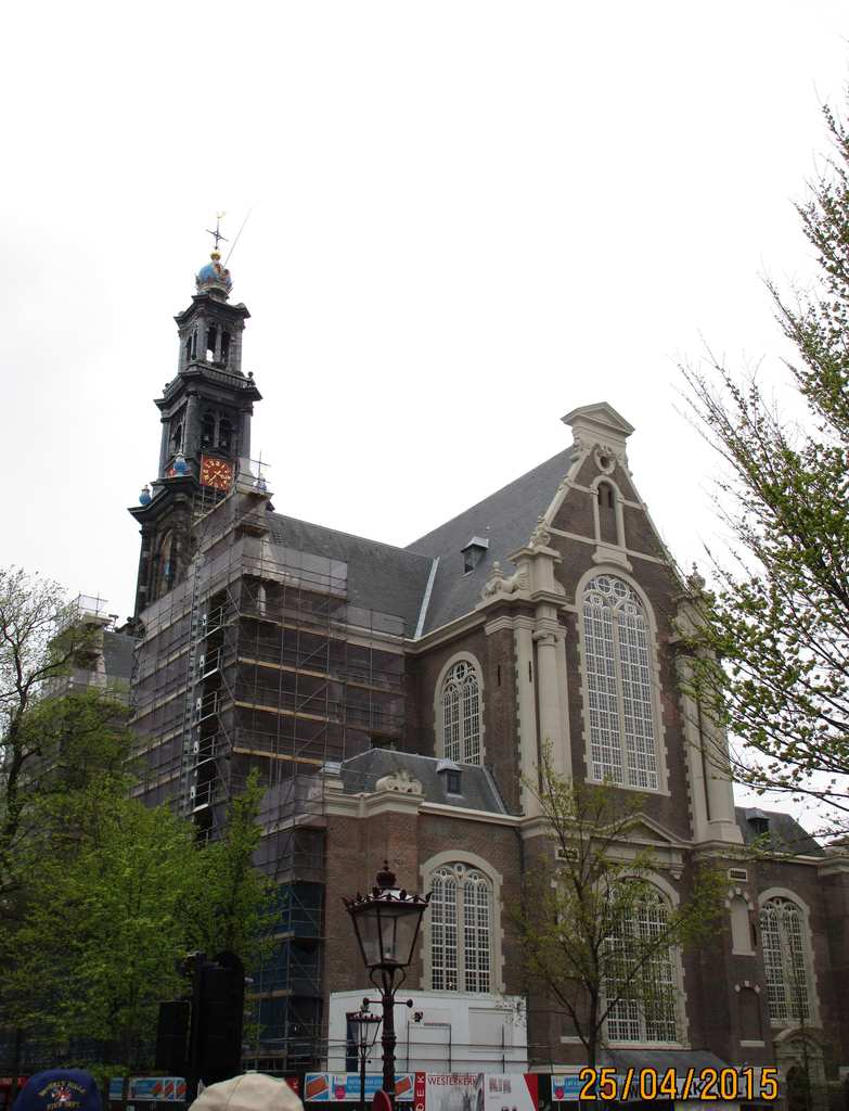 Prochzka Amsterdamem XVIV. - kostel Westerkerk