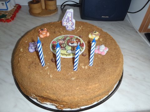 Narozeninov dortk (Fla 4 roky)