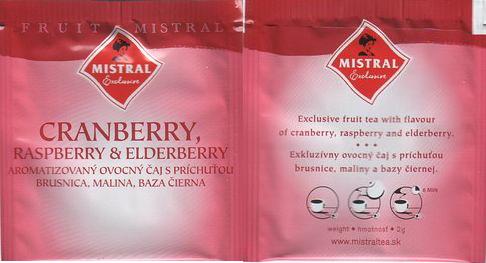 Cranberry Raspberry & Elderberry