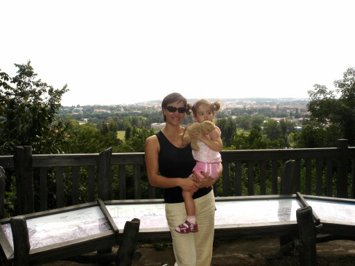 with mommy in Zoo 24. july 2005