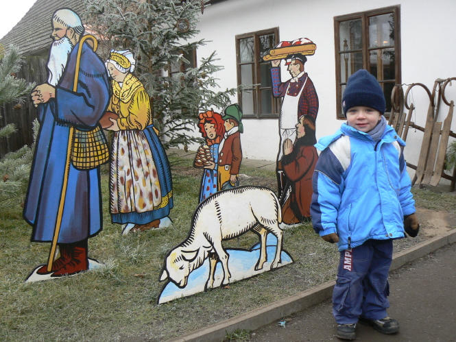 Ve skanzenu v Perov nad Labem